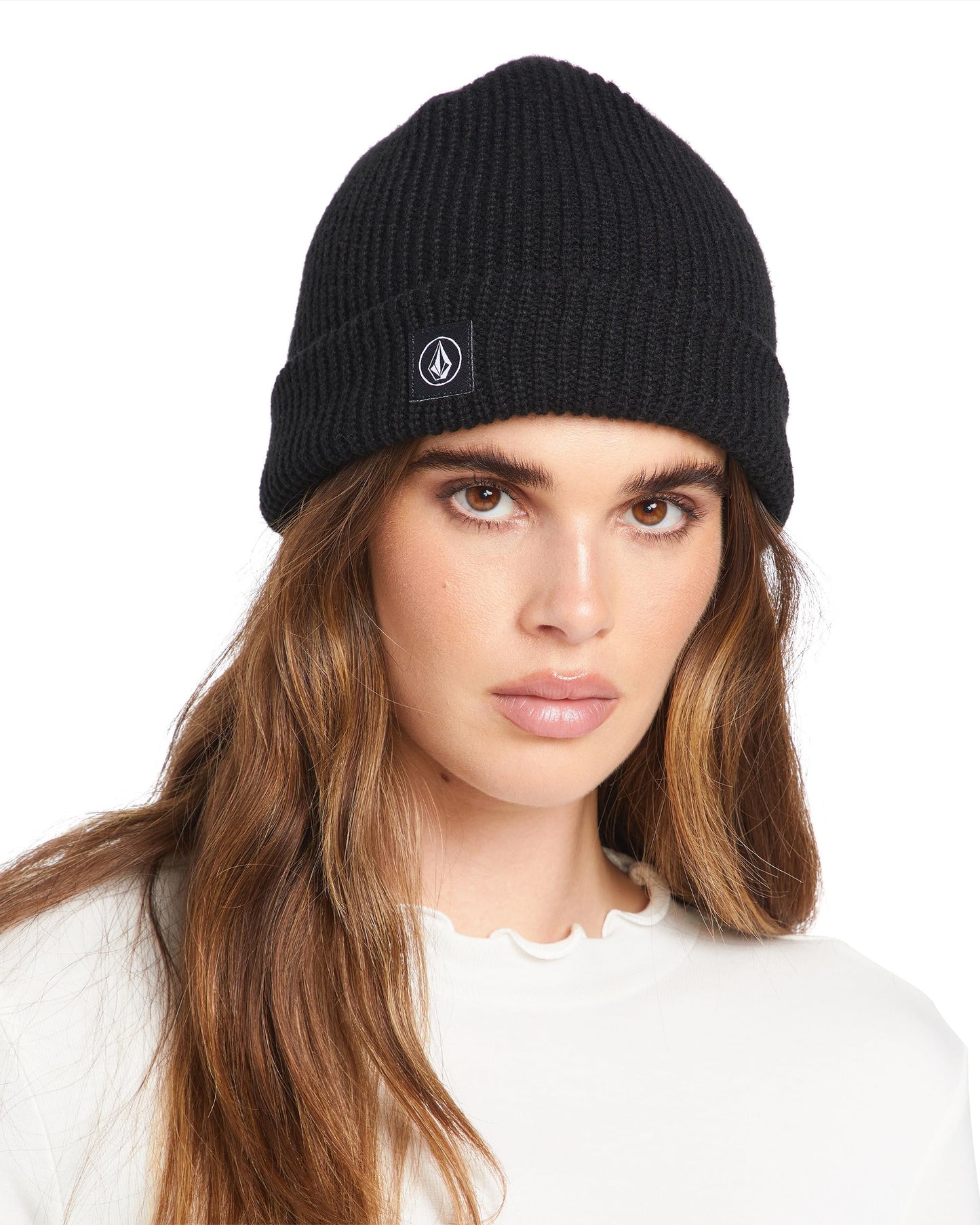 Volcom Women's Full Stone Beanie, Black, One Size