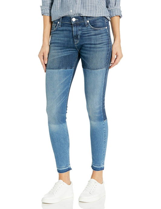 Hudson Jeans Women's Isla Midrise Crop Skinny with Released Hem Jean, HIGH Marks